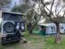Au camping.