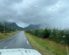 Route pluvieuse.