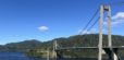 Grand pont courbe.
